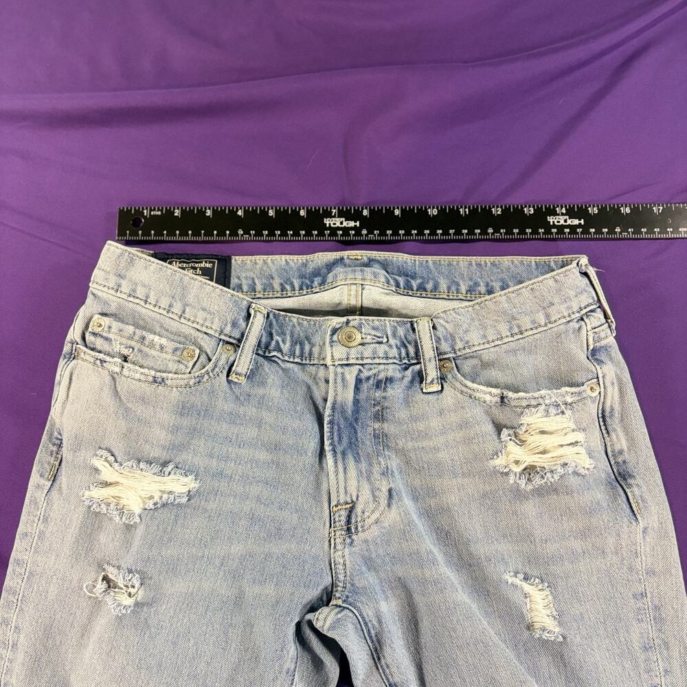 Abercrombie & Fitch Langdon Stretch Slim 30x30 Medium Wash Jeans - Picture 5 of 8